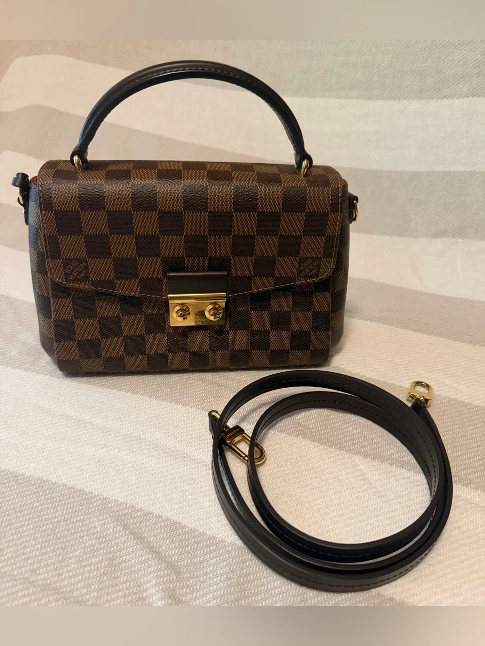 Louis Vuitton Damier Ebene Croisette - Picture 1 of 12